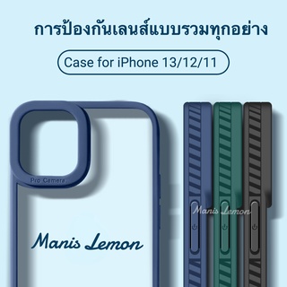 Case for iPhone 13 12 11 Pro Max Mini การป้องกันเลนส์ โปร่งใสเกราะกันกระแทก เคส สำหรับ ไอโฟน ซองใส่โทรศัพท์เคสมือถือ