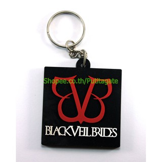 BLACK VEIL BRIDES แบล็กวีลไบรส์ พวงกุญแจ  ปั๊มนูน วงร็อค kc1 เกรดพรีเมี่ยม