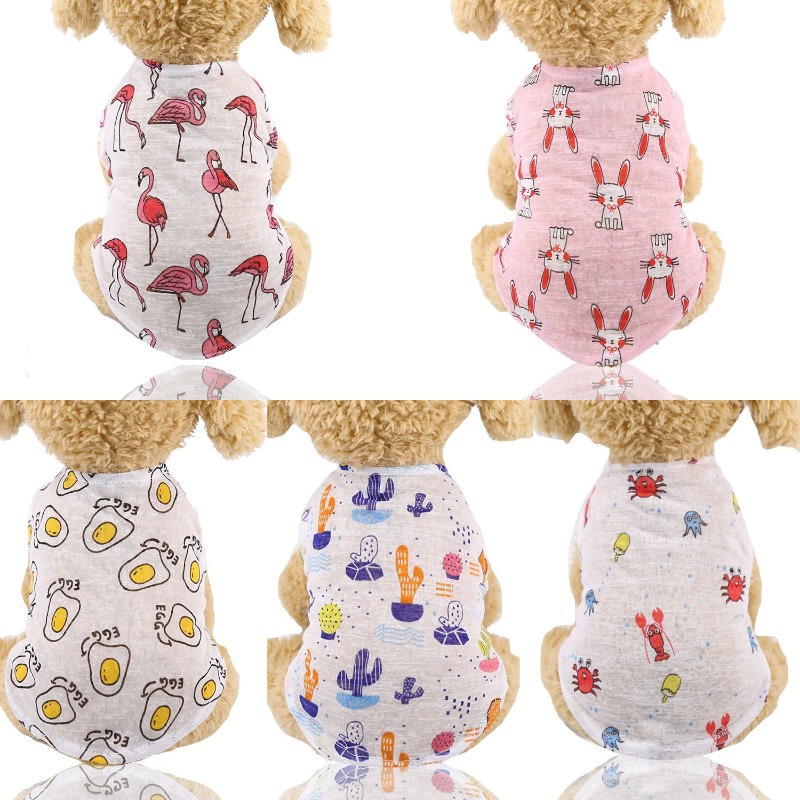 Pet Clothing 18 บาท เสื้อกั๊ก ผ้าตาข่าย ระบายอากาศได้ดี ป้องกันแดด สําหรับสัตว์เลี้ยง สุนัข แมว Pets