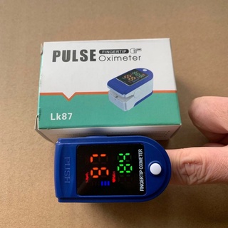 เครื่องวัดออกซิเจนปลายนิ้ว เครื่องวัดออกซิเจนในเลือด Pulse Fingertip Oximeter Lk87 วัดการเต้นของหัวใจ วัดความถี่ของชีพจร