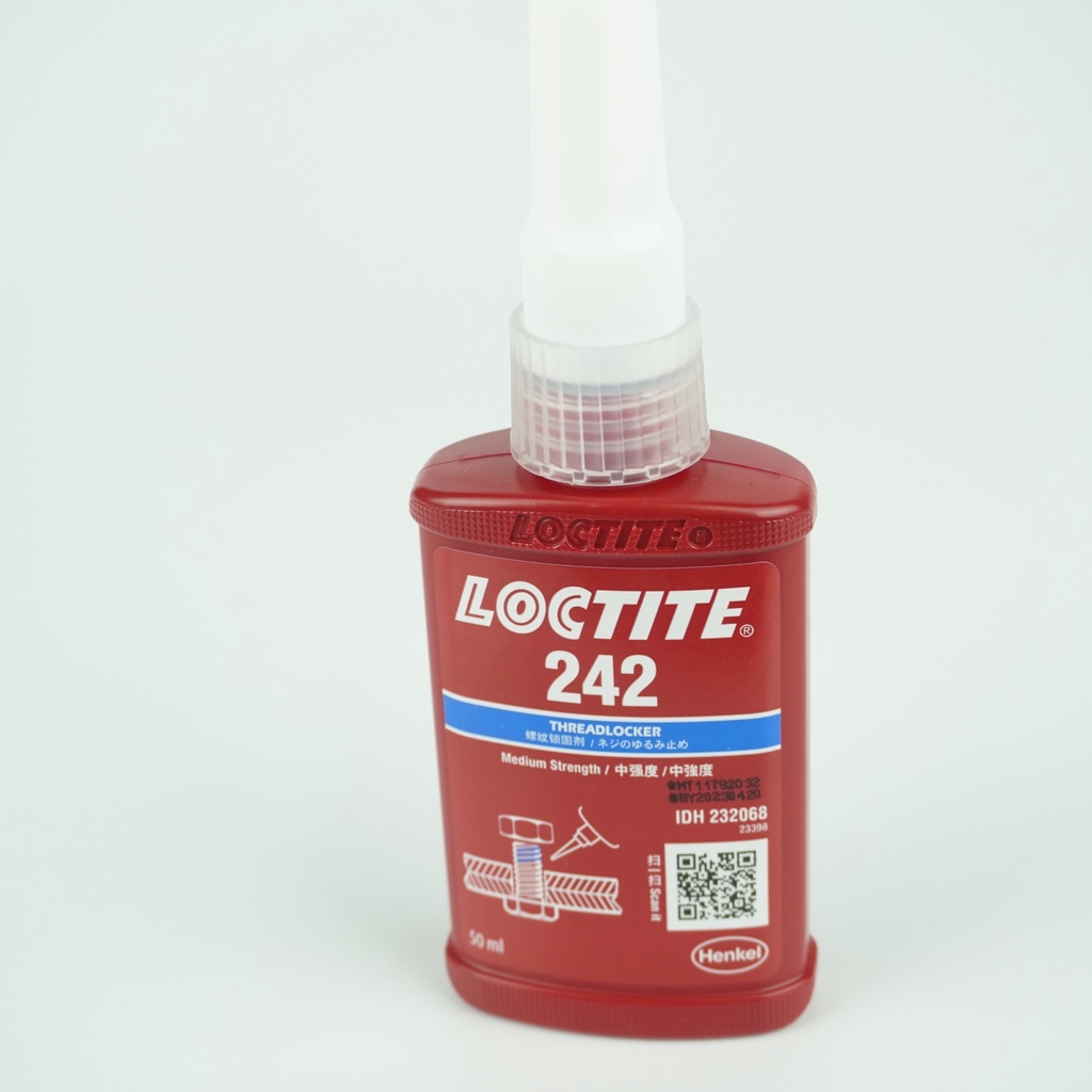 Loctite 242 น้ำยาล็อคเกลียว loctite 242 (แรงยึดปานกลาง) ขนาด 50ml
