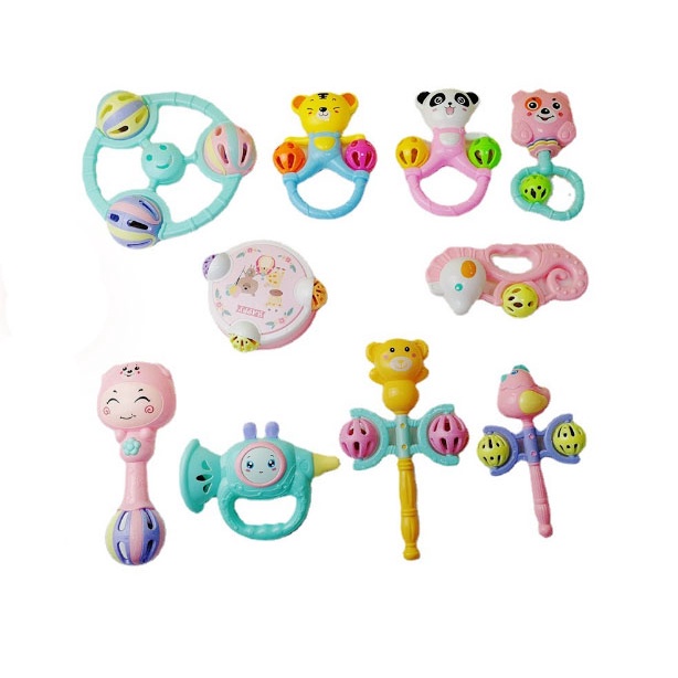 Baby & Toddler Toys 25 บาท เขย่ามือ มือจับกุ๊งกิ๊ง ของเล่นเสริมพัฒนาการ Mom & Baby