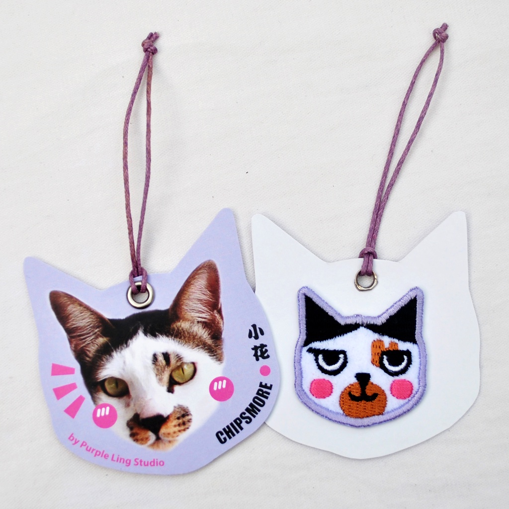 JOOCT Zakka Store x Purple Ling Studio Iron-On Chipsmore Cat Patch