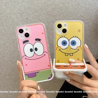 เคสโทรศัพท์มือถือ ลายการ์ตูนสพันจ์บ็อบ สแควร์แพนท์ พับได้ สําหรับ iPhone 14 13 12 11 Pro Max SE2020 X XR XS Max 8 7 Plus