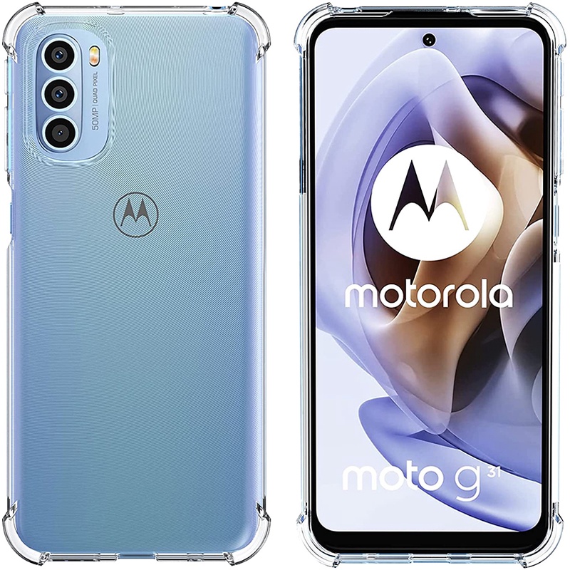 สําหรับ Motorola Moto G41 G51 G71 G200 G100 G60s G60 G30 G10 G20 G50 5G G9 Play G8 Power Lite G8 Plusคริสตัลใสป้องกันรอยขีดข่วนกันกระแทกTPUกรณี
