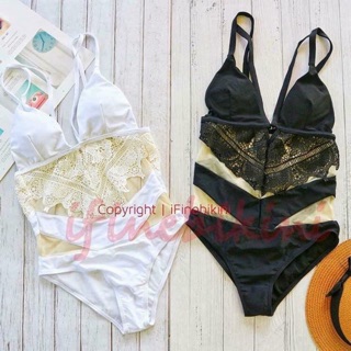 [พร้อมส่ง] ชุดว่ายน้ำ bikini swimsuit ชุดว่ายน้ำแขนยาว ชุดว่ายน้ำขายาว