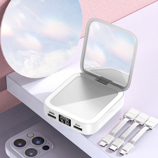 Power Bank แบตเตอรี่สำรอง ความจุ 20000 mAh สายชาร์จในตัว พกพา Fast Charger  3 in1