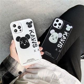 🇹🇭 เคสไอโฟน iphone 13 12 11 x Xr 7 8-KAWS Black&amp; White Bear เคสนิ่ม tpu case IPhone