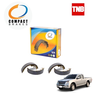 COMPACT ผ้าเบรคหลัง ก้ามเบรคหลัง Isuzu D-max Dmax 2wd ตัวเตี้ย อีซูซุ ดีแม็ก ปี 2004-2011