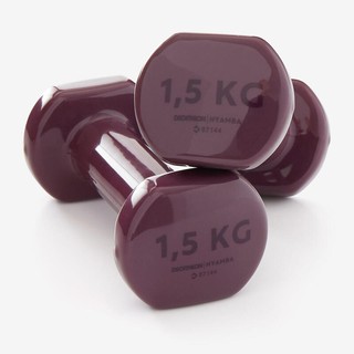 NYAMBA ดัมเบล PVC 1.5 kg แพ็คคู่ Dumbbell เพื่อคนรักสุขภาพ