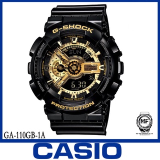 MIN WATCH ญี่ปุ่น CASIO คาสิโอ G-SHOCK รุ่นพิเศษ นาฬิกา GA-110GB-1A -ดำทอง นาฬิกาผู้ชาย การเคลื่อนไหวทางอิเล็กทรอนิกส