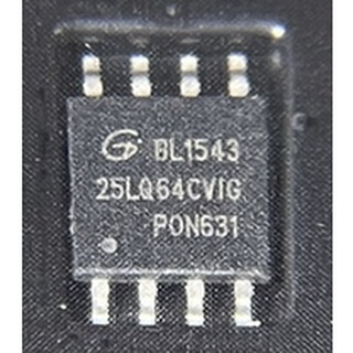 BIOS GD25LQ64CVIG , GD25B32BSIG , GD25B64BSIG , GD25D10BT , GD25B128CSIG , GD 25B SOP-8 จำนวน 1 ตัว