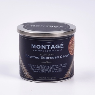 MONTAGE FLEUR DE SEL Roasted Espresso Cacao เกลือรสโรสเต็ดเอสเปรสโซกาเคา (110 g)