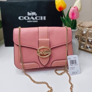 GEORGIE CROSSBODY  (COACH C3296) สวยหายาก สีชมพู