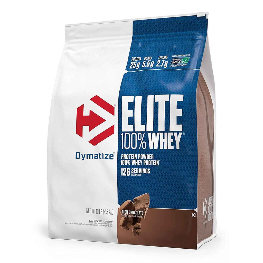 Dymatize Elite Whey 10 lbs. ไดมาไทซ์  อิลิค ขนาด 10ปอนด์