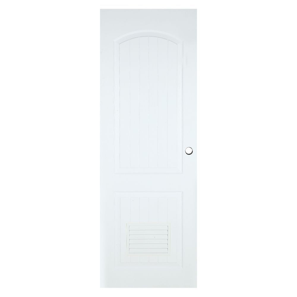 ประตูบานเปิด ประตูห้องน้ำ UPVC AZLE PZLS01 70x200 ซม. สีขาว ประตูและวงกบ ประตูและหน้าต่าง UPVC DOOR AZLE PZLS01 70X200CM