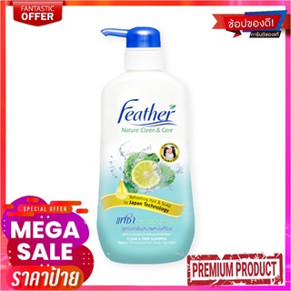 แฟซ่า แชมพู สูตรสดชื่นสบายหนังศีรษะ 480 มล.Feather Shampoo Fresh 480 ml