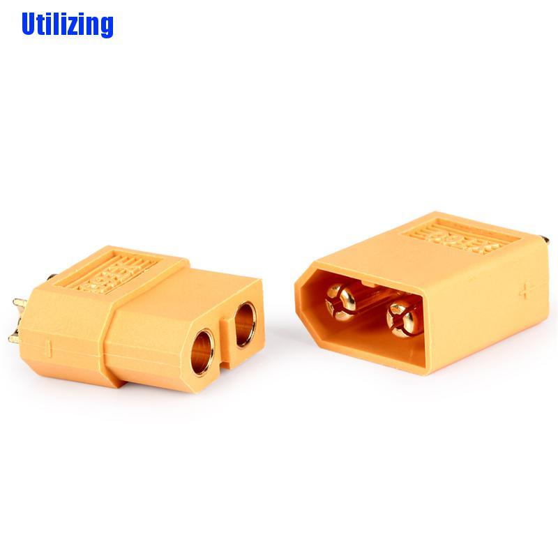 (Utilizingo) อุปกรณ์เชื่อมต่อ Xt60 Male Female สําหรับรถบังคับ Lipo 1 5 10 คู่ – โปรปัง