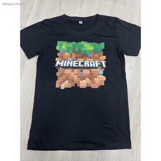 เสื้อยืด minecraft มายคราฟ เสื้อยืดลายการ์ตูน เสื้อยืดแอนิเมะ Anime เด็ก และ ผู้ใหญ่