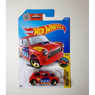 hot wheels MORRIS MINI สีแดง