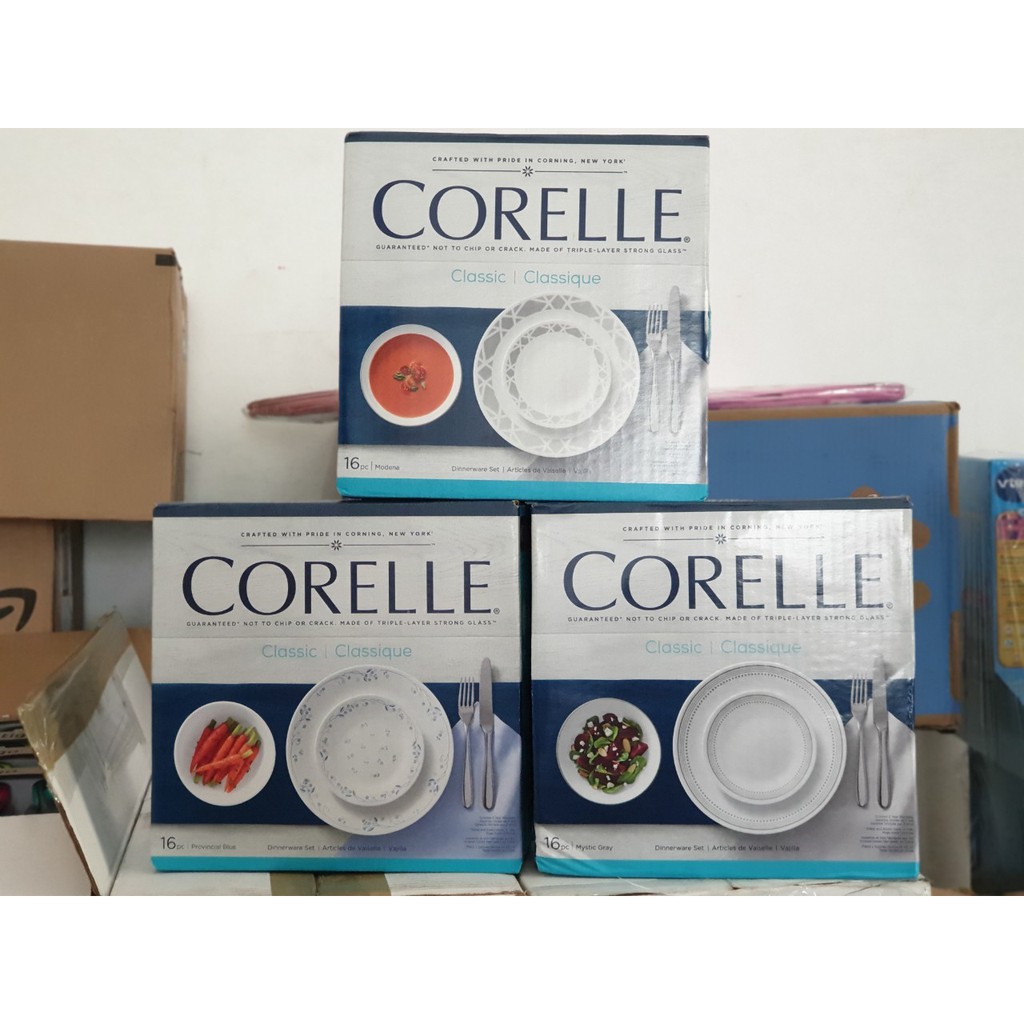 Corelle Livingware Dinnerware Set ชุดจานชาม เซต 16 ชิ้น