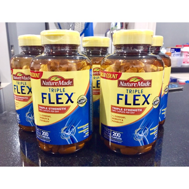 Nature Made TripleFlex Triple Strength Glucosamine Chondroitin (Exp. Juiy 2021) ของแท้จาก USA 🇺🇸