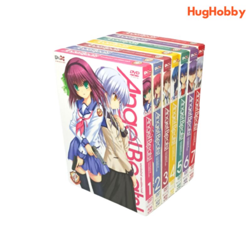 [มือ2] DVD เรื่อง Angel Beats! แองเจิลบีทส์ แผนพิชิตนางฟ้า 1-7 (จบ) ซับไทย ไม่มี Box