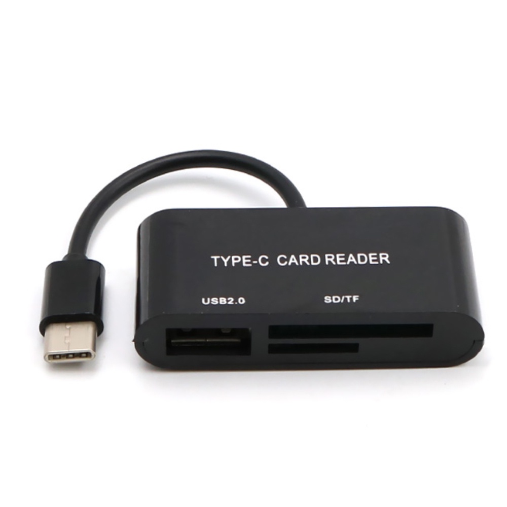 การ์ดรีดเดอร์ Hcard Card Reader Usb C ประเภท C OTG Converter Sd Tf Card ...