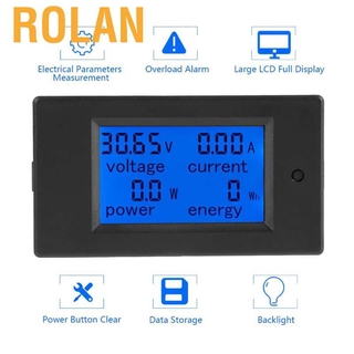 Rolan Peacefair Pzem - 051 Dc 6 . 5-100 V 50 / 100 A เครื่องวัดแรงดันไฟฟ้าหน้าจอ Lcd