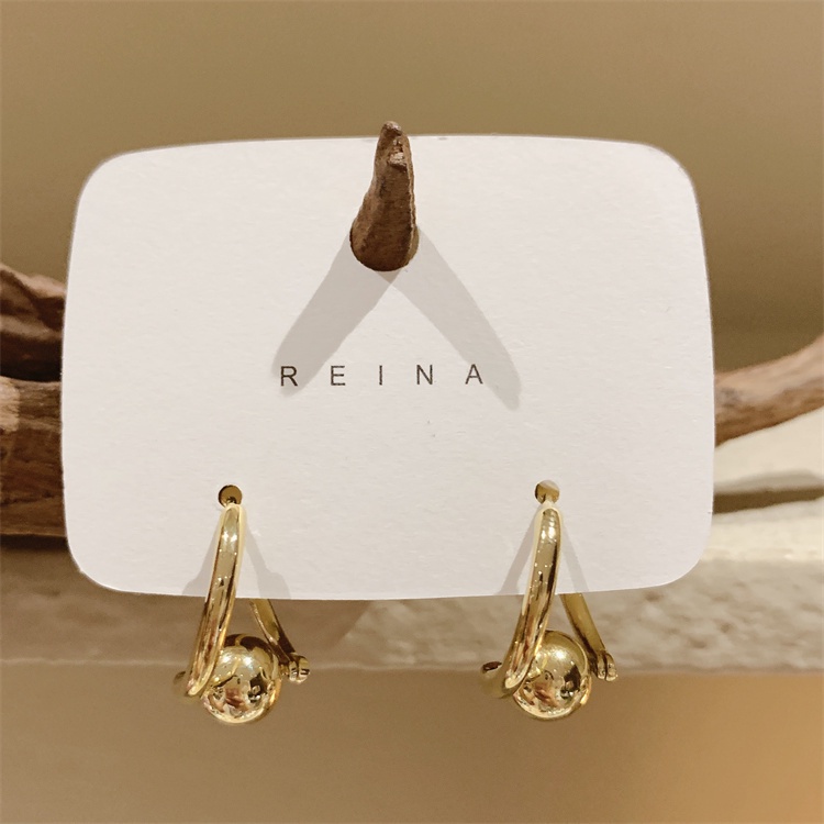 ✨Susan ต่างหูโลหะ เงินสเตอร์ลิง เข้ากับทุกการแต่งกาย สไตล์เกาหลี 2022 - รูปที่ 2