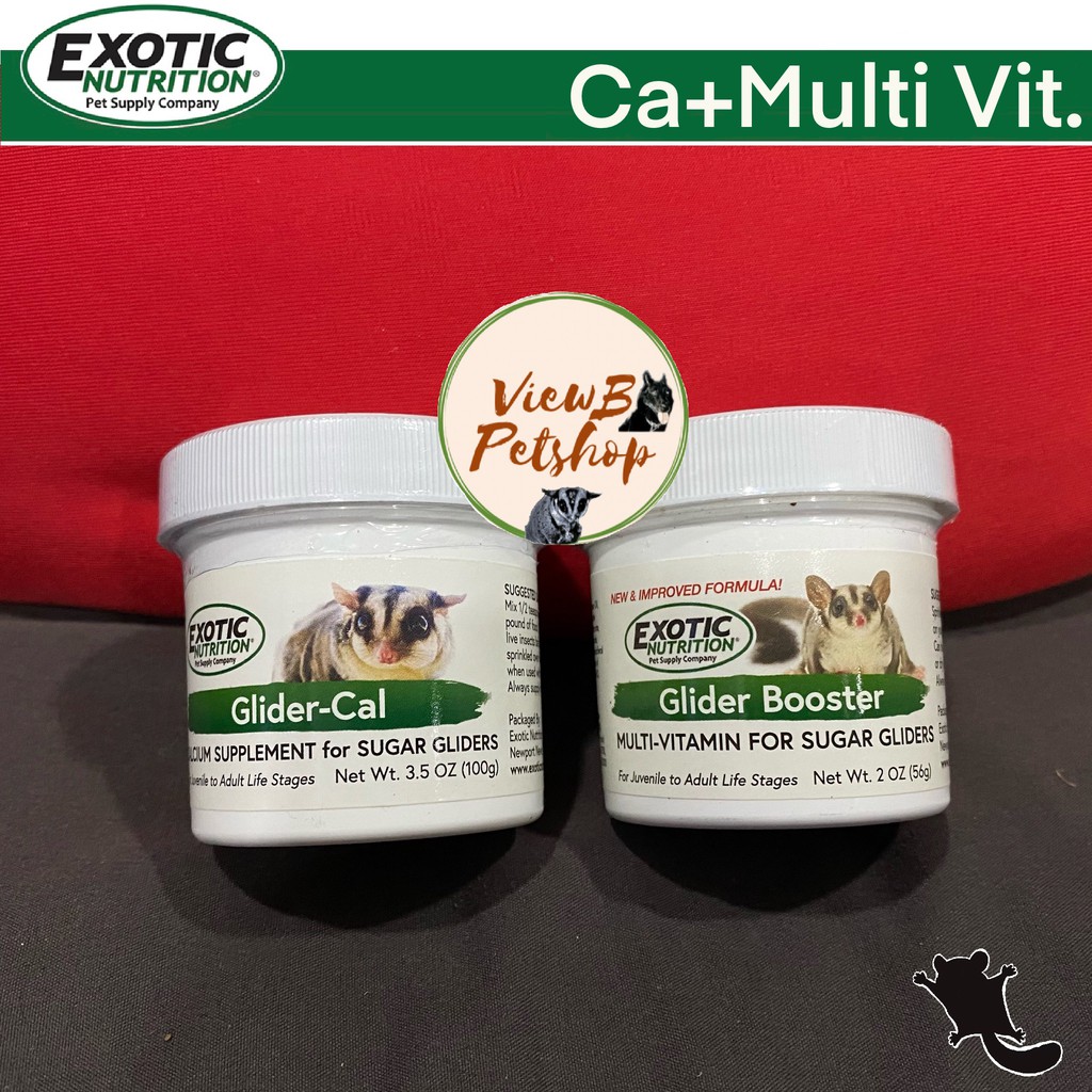 Exotic Nutrition Sugar Glider Vitamin Variety Pack Powder Multivitamin