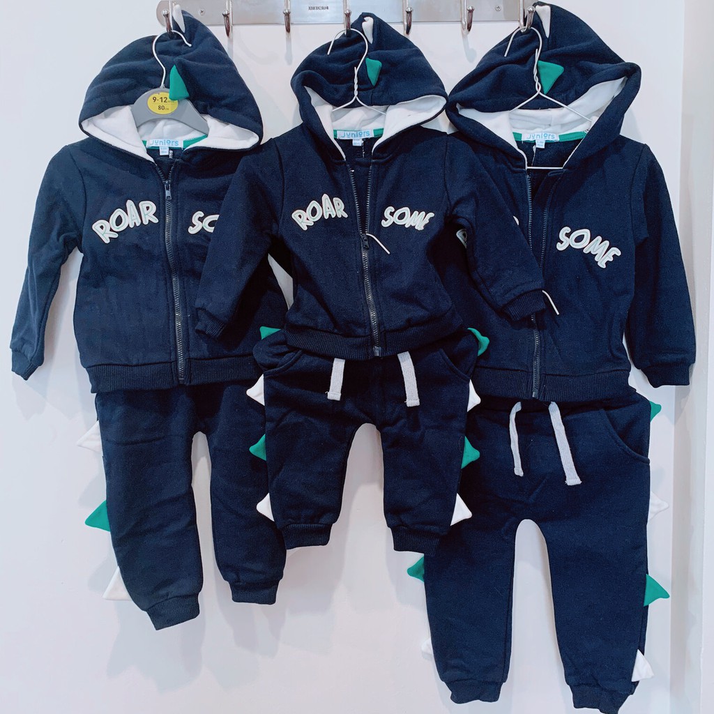 – BOYS 2 ตัว (JACKET & PANTS) – JUNIORS – NAVY BLUE – SIZE 0-3 MONTHS (SL: 1), SIZE 3-6 MONTHS (SL: 