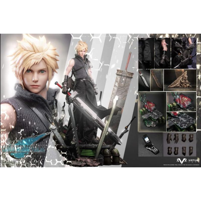 FF7 AC : Cloud Strife 1/6 DX ( FORMER 1st Class [AC Ver.] ) VTSTOYS VM ...