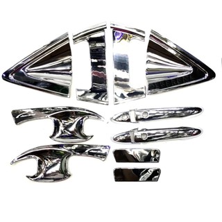 Honda เบ้ารองมือเปิดประตู-ครอบมือจับHRVเซต12ชิ้น  รุ่นไม่ท๊อป NO TOP