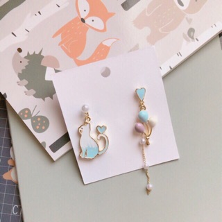 สินค้าใหม่!! ต่างหูแมว 🐱Cat Earring