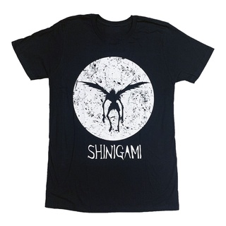 เสื้อยืด พิมพ์ลาย Note Shinigami Silhouette สไตล์พังก์ คลาสสิก ทนทานS-5XL