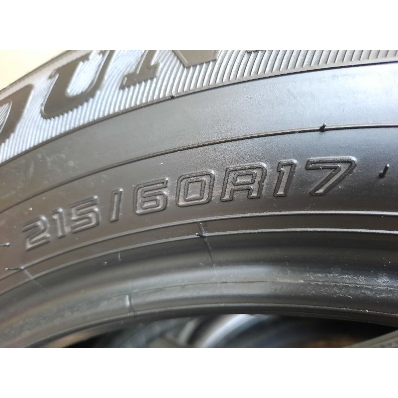 ยางเปอร์เซ็นต์ Dunlop 215/60R17 ปี19