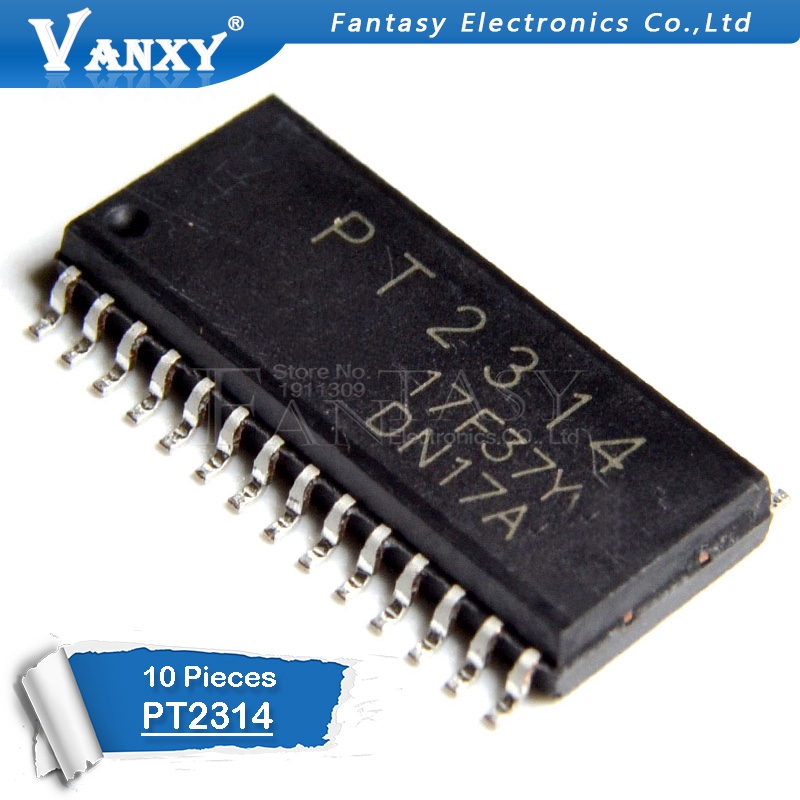 10pcs PT2314E SOP-28 PT2314 SOP 2314E SOP28 SMD