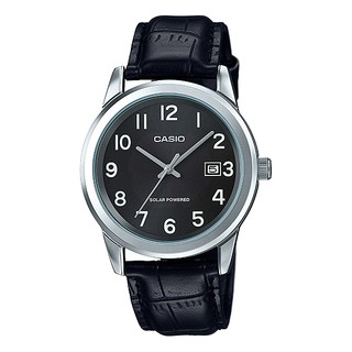 CASIO นาฬิกาข้อมือผู้ชาย สายหนัง รุ่น MTP-VS01L-1B1DF