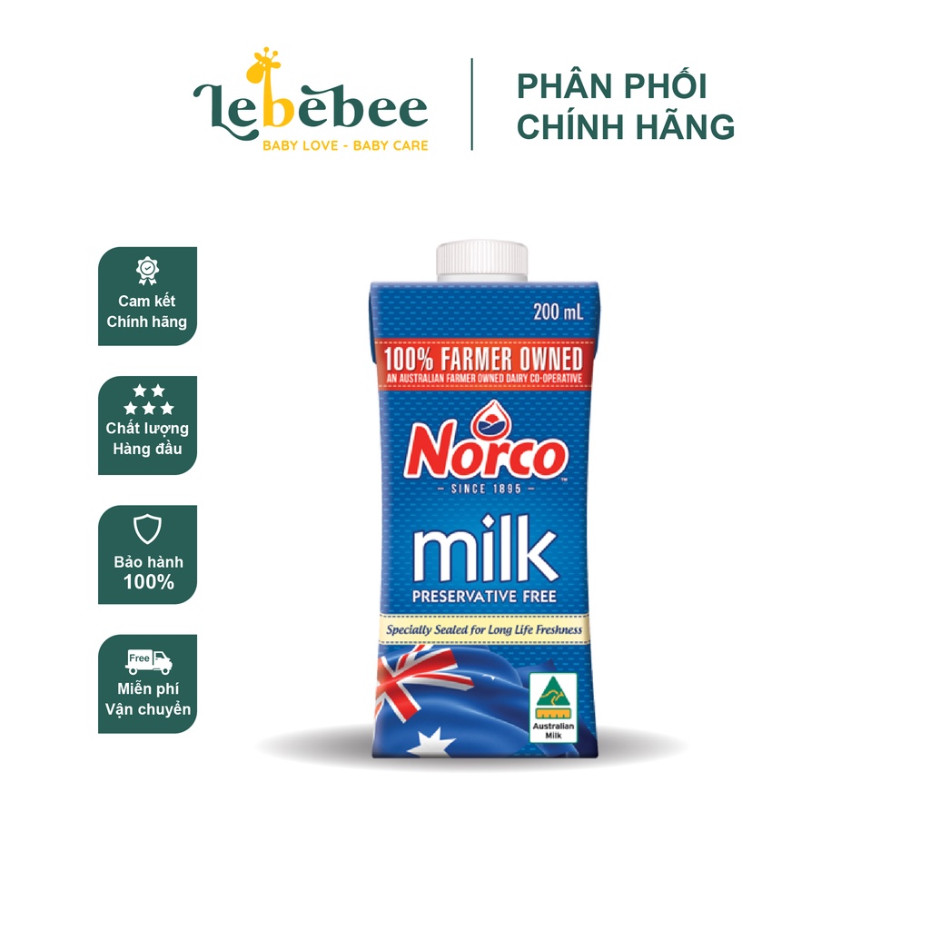 Norco Milk 200ml - Norco Full Cream UHT