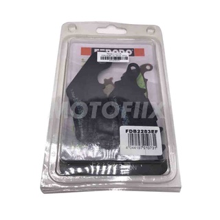 Ferodo ผ้าเบรคหลัง มอเตอร์ไซค์ FDB2283EF (YAMAHA)