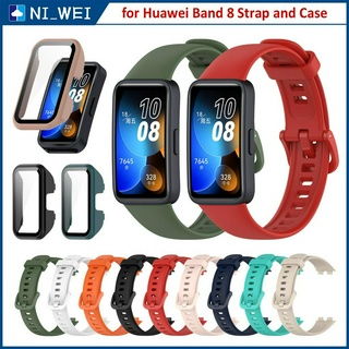 สําหรับ Huawei Band 8 สายรัด และเคส สายรัดข้อมือนุ่ม