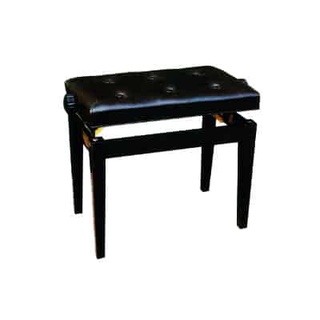 Kennet Adjustable Piano Stool เก้าอี้เปียโนสีดำ ปรับระดับได้ เคนเน็ธ