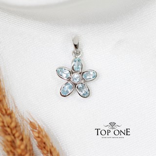 Top1Jewelry จี้หูเงินแท้925 พลอยแท้