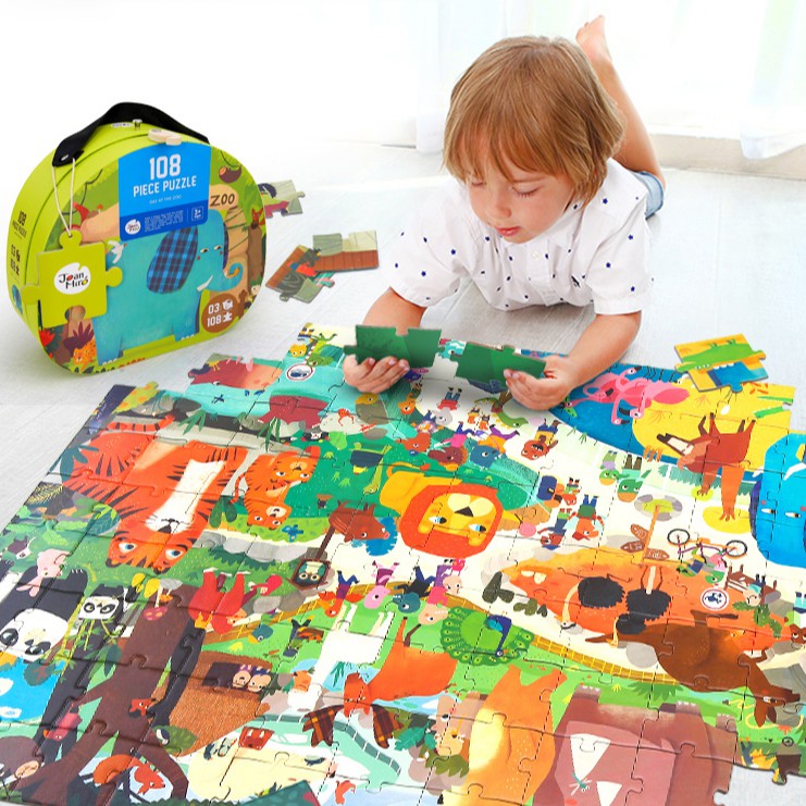 Jarmelo (Joan Miro) จิ๊กซอว์ 108 ชิ้นสำหรับเด็ก 108 Piece Puzzle ของเล่นเเสริมพัฒนาการเด็ก 3 ขวบขึ้น