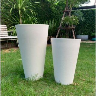 [BL GARDEN] กระถางทรงสูง กระถางต้นไม้ กระถางพลาสติก [ขนาด 9" สูง 38 cm , 10" สูง 45 cm และ 12" สูง 60 cm]