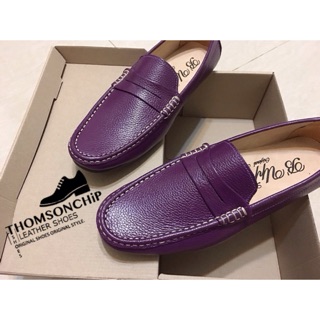 Leather Purple Shoes