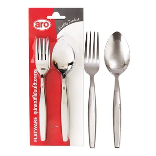 ช้อนส้อม หนา 2 มม. แพ็ค x 6 คู่ Aero Cutlery 2 mm. Pack x 6 pairs