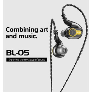 Blon Bl05 BL-05 2nd generation 10 มม. cnt diaphragm hifi in - ear ชุดหูฟังพร้อมสายเคเบิ้ล 0.78 มม. 2pin blon