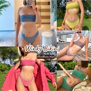 บิกินนี่ผ้ากริตเตอร์winkybikini ตัวแทน Atipashop